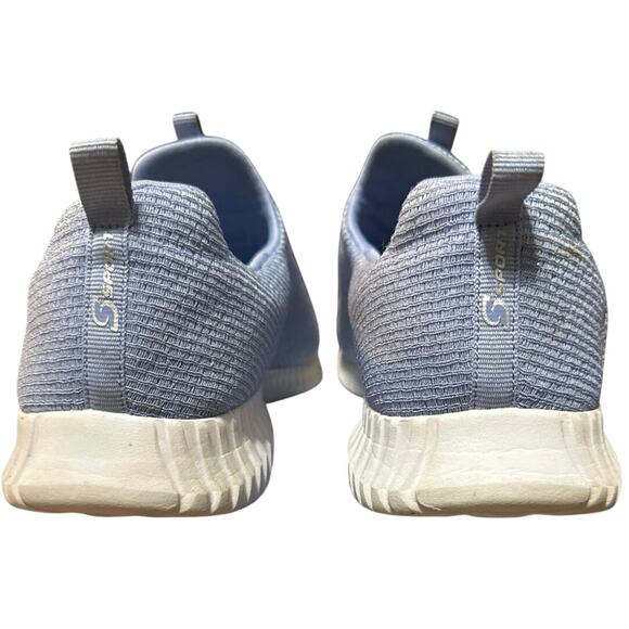 Skechers Sport Shoes Womens 11 Blue Charlize Memory Foam Slip On Comfort Sneaker - Picture 3 of 8